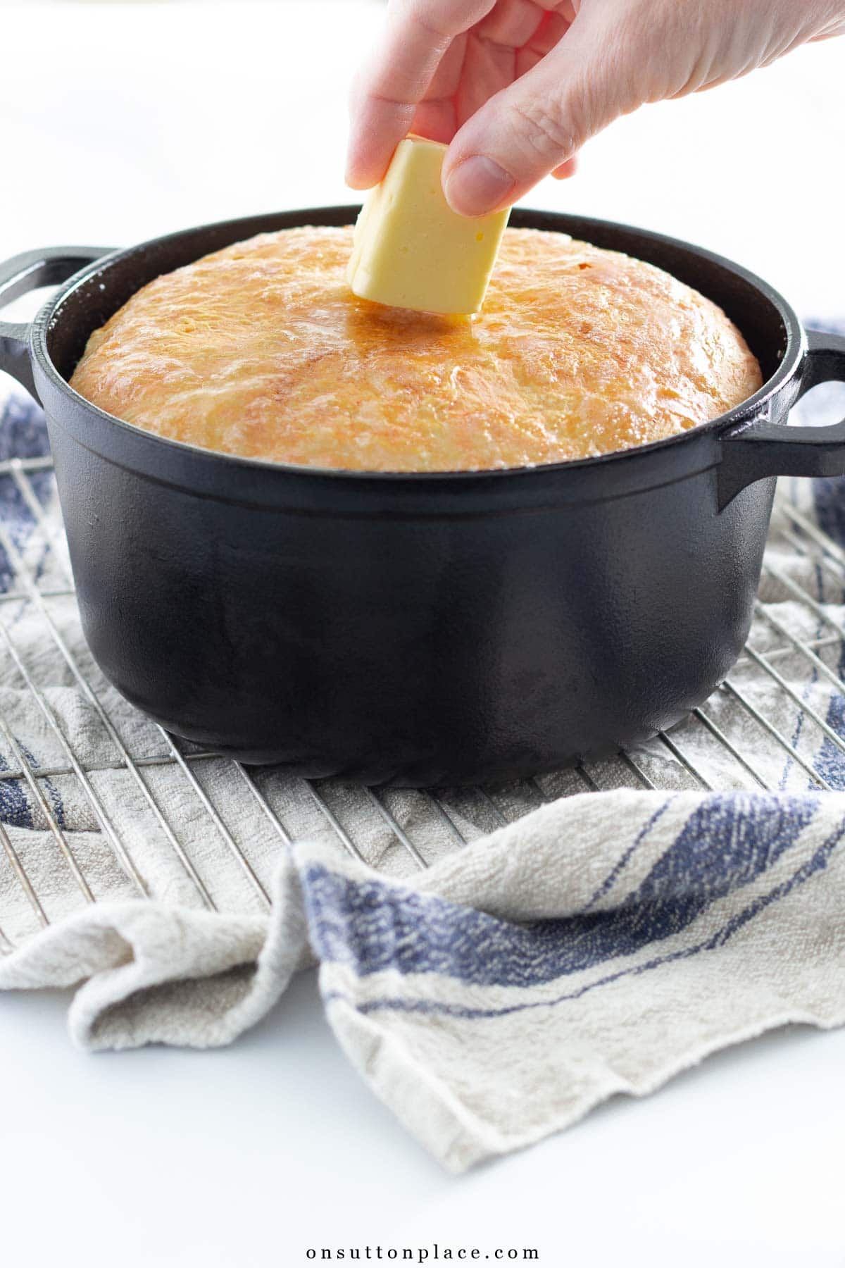 peasant bread recipe in cast iron pot