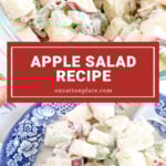 classic apple salad recipe old fashioned tall pin