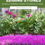 reset garden edging stones simple spring maintenance guide pin