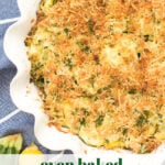 oven baked zucchini tall pin