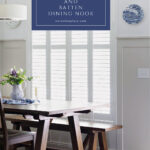board and batten dining nook sherwin williams modern gray pin with text box