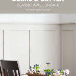 dining nook board & batten classic wall update pin
