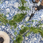 how to make mini herb wreaths tall pin