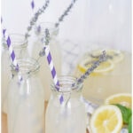 lavender lemonade recipe with lavender syrup pin