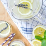 lavender lemonade recipe with simple syrup tall pin