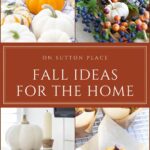 fall ideas for the home 4 part collage pin