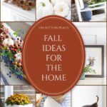fall ideas for the home collage pin