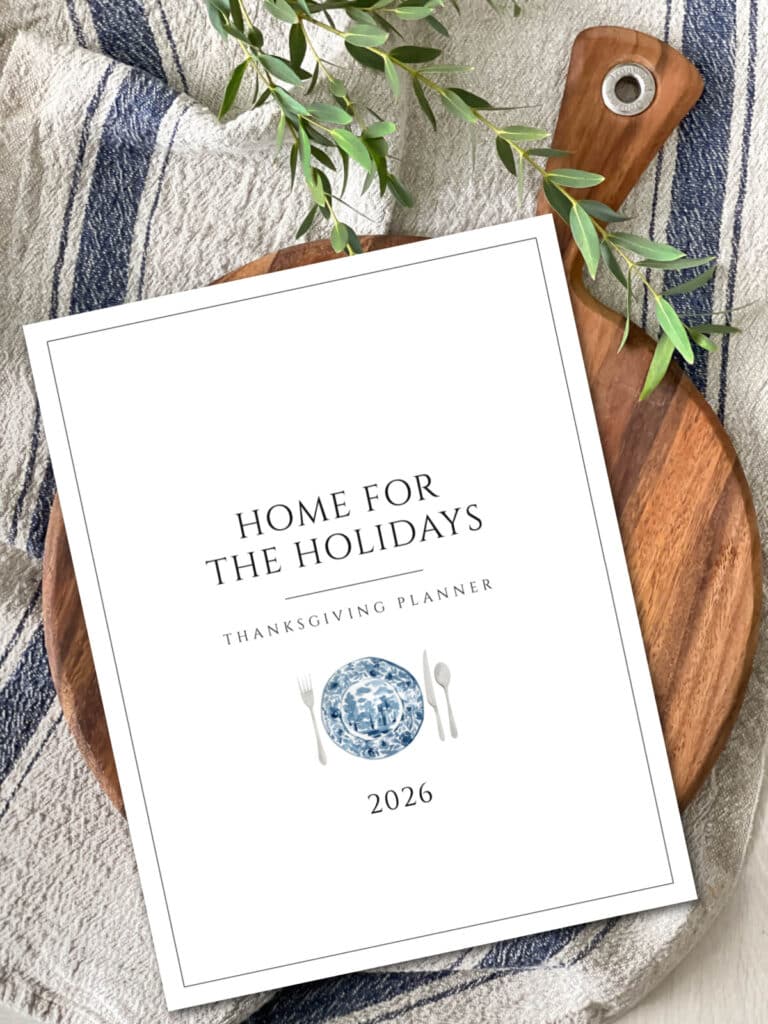 home for the holidays thanksgiving planner cover image 2026