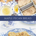 pecan bread recipe tall collage pin