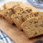 pecan bread recipe with maple syrup tall pin text box