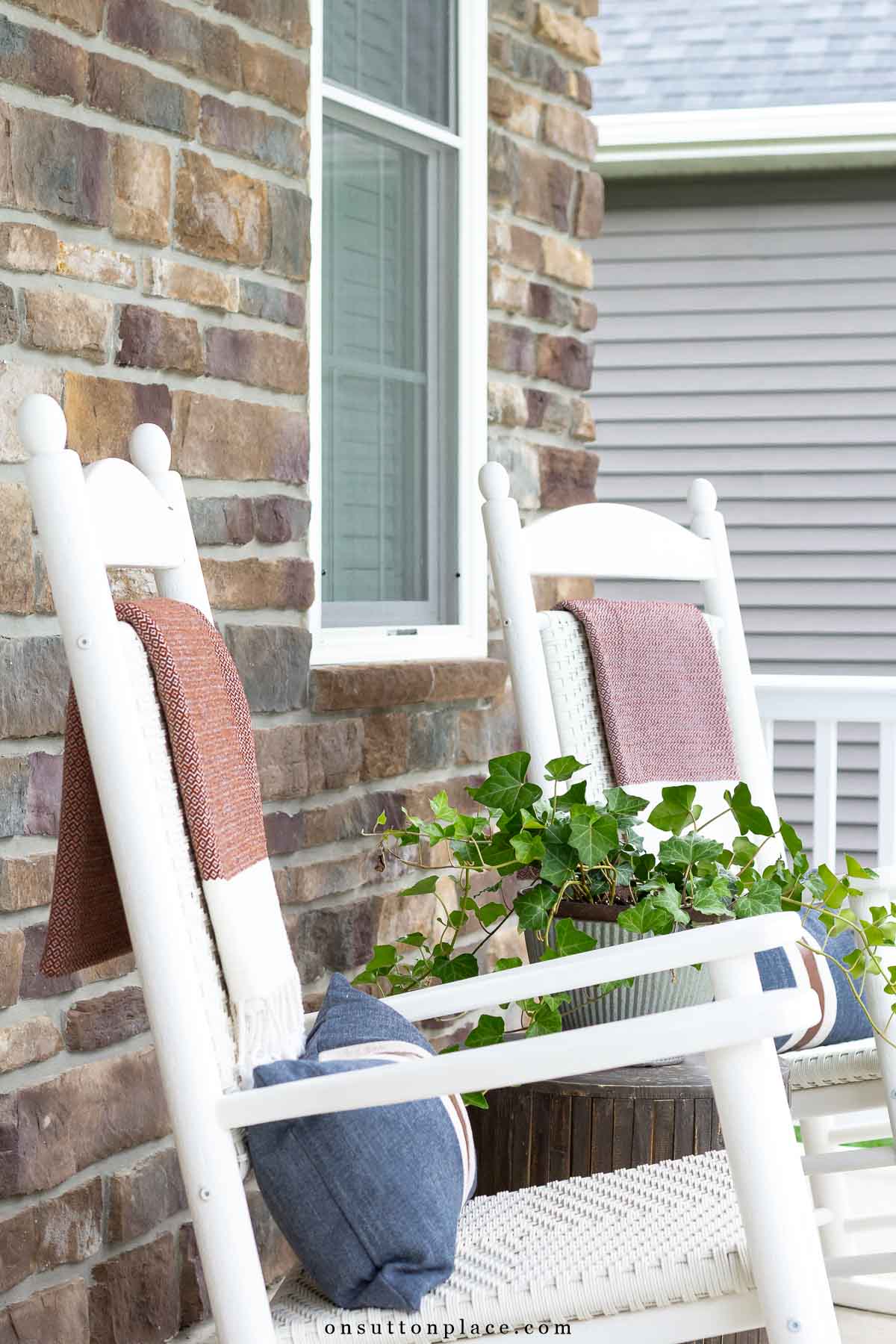porch rockers with fall throw blankets and pillows-10