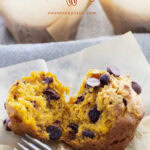 pumpkin chocolate chip muffins recipe tall pin