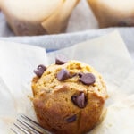pumpkin chocolate chip muffins recipe tulip liners tall pin