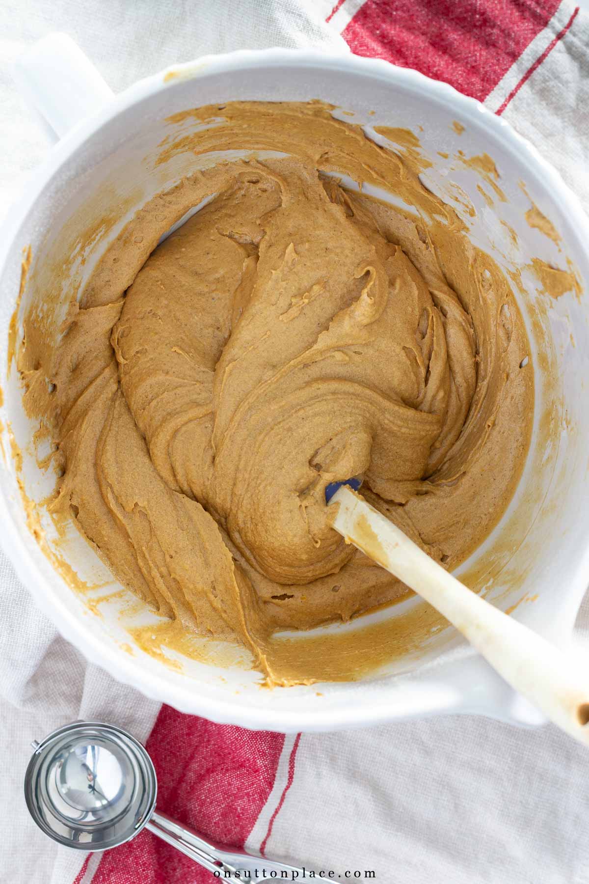 gingerbread recipe batter in bowl
