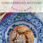 gingerbread recipe muffins easy to make pin