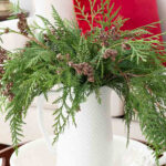 simple Christmas rituals decor ideas tall pin with text