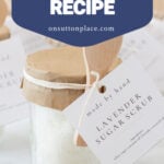 homemade sugar scrub recipe homemade gift idea pin
