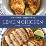 lemon chicken recipe easy ingredients pin