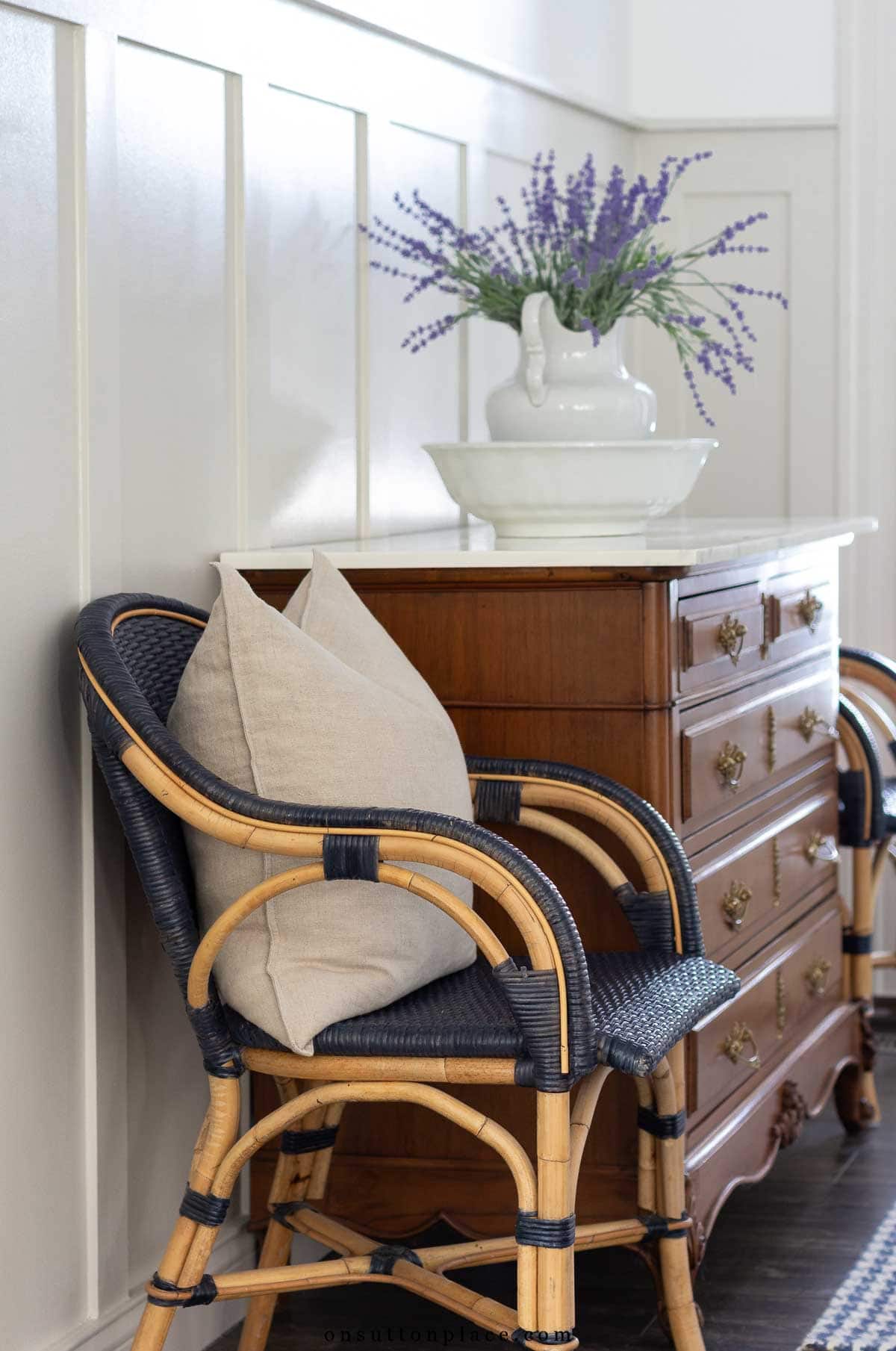 a well kept home with modern farmhouse accessories