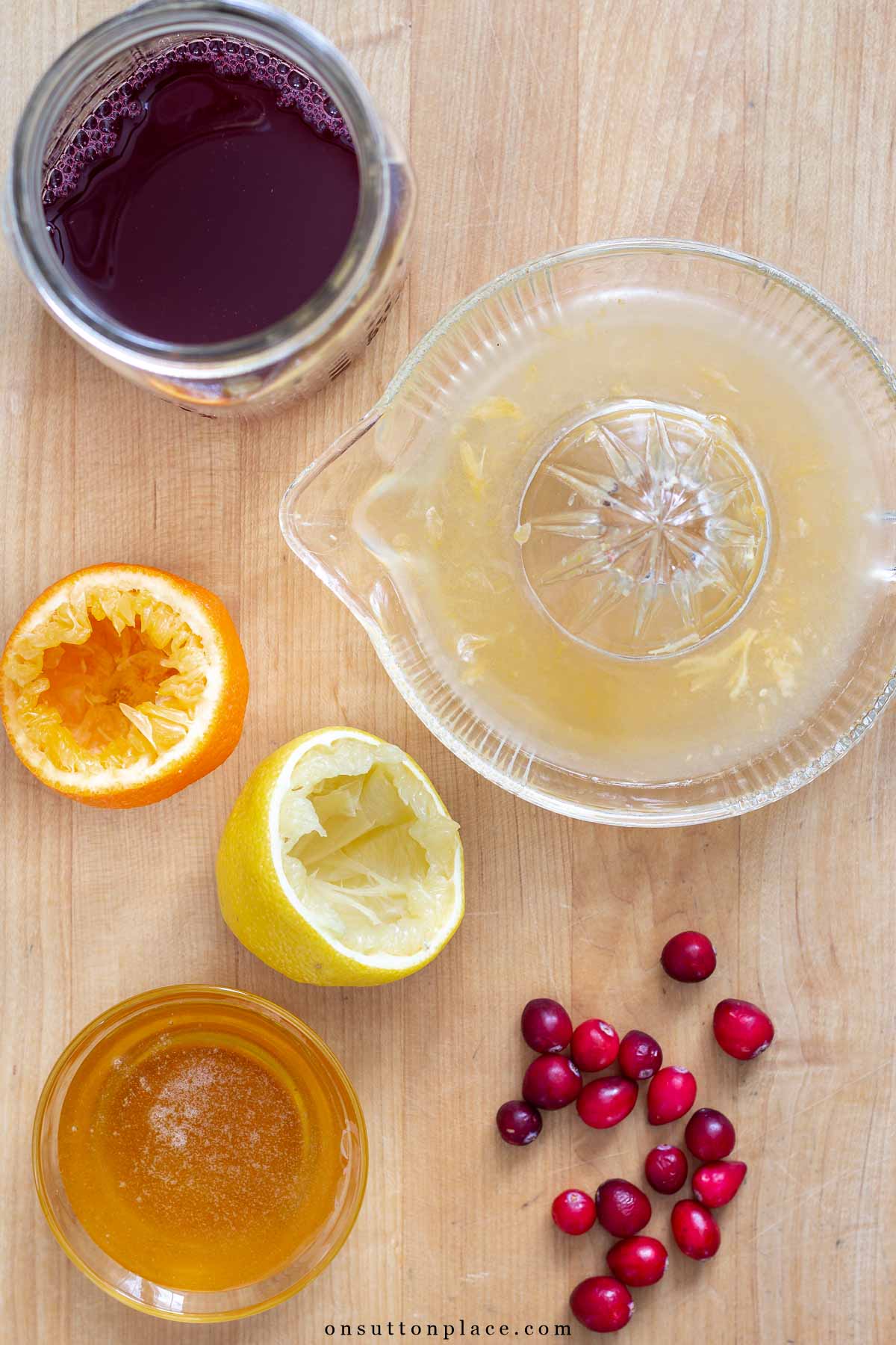 detox cleanse drink with pure cranberry juice