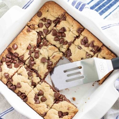 chocolate chip cookie bars recipe small batch