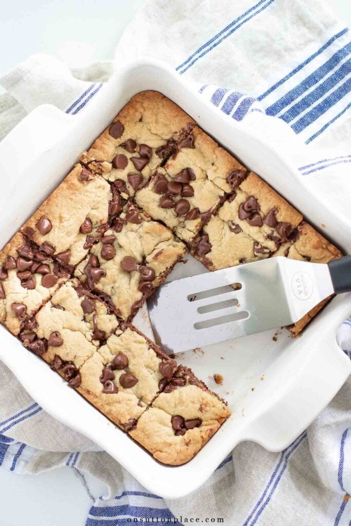 chocolate chip cookie bars recipe small batch