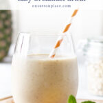 citrus smoothie recipe easy breakfast drink tall pin