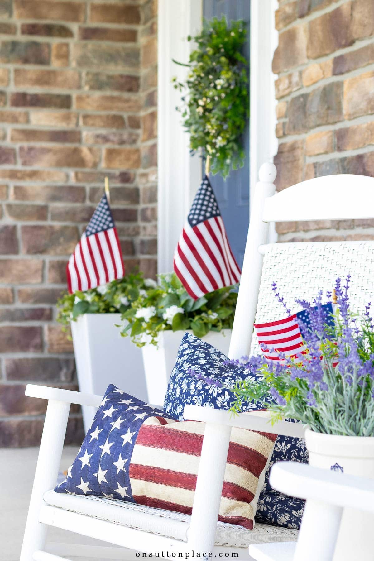 flag pillow