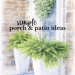 simple porch and patio ideas watercolor pin