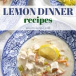 lemon dinner recipes tall pin
