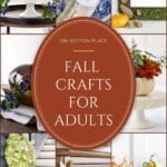 fall craft ideas for adults collage with overlay ai pin