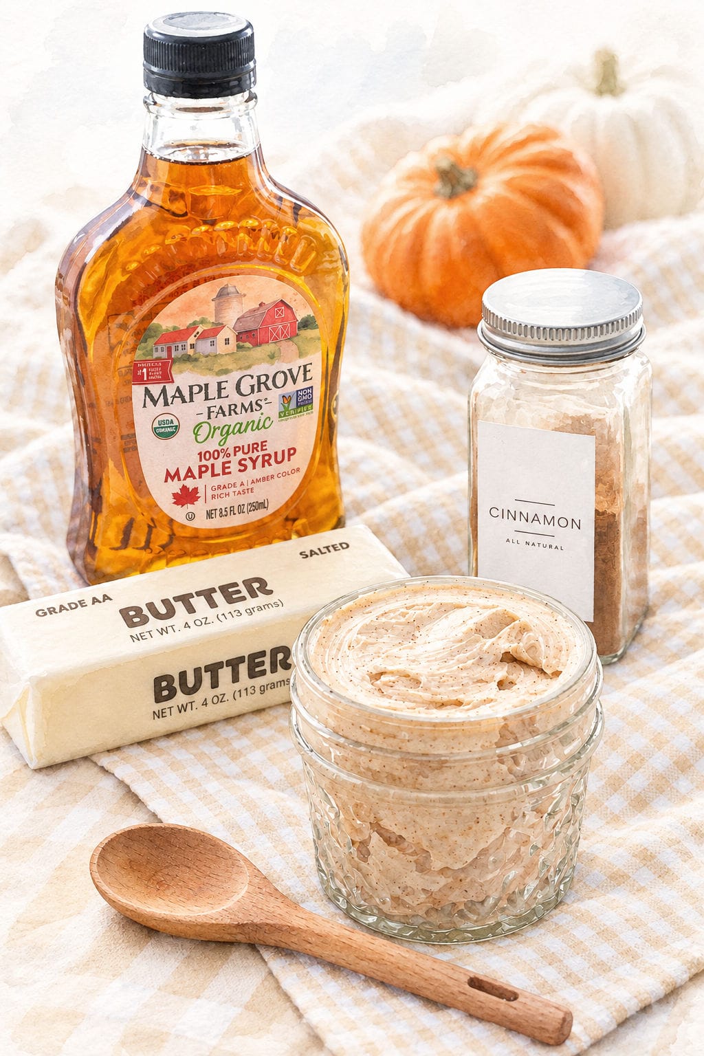 Cozy Autumn Maple Cinnamon Butter Still Life
