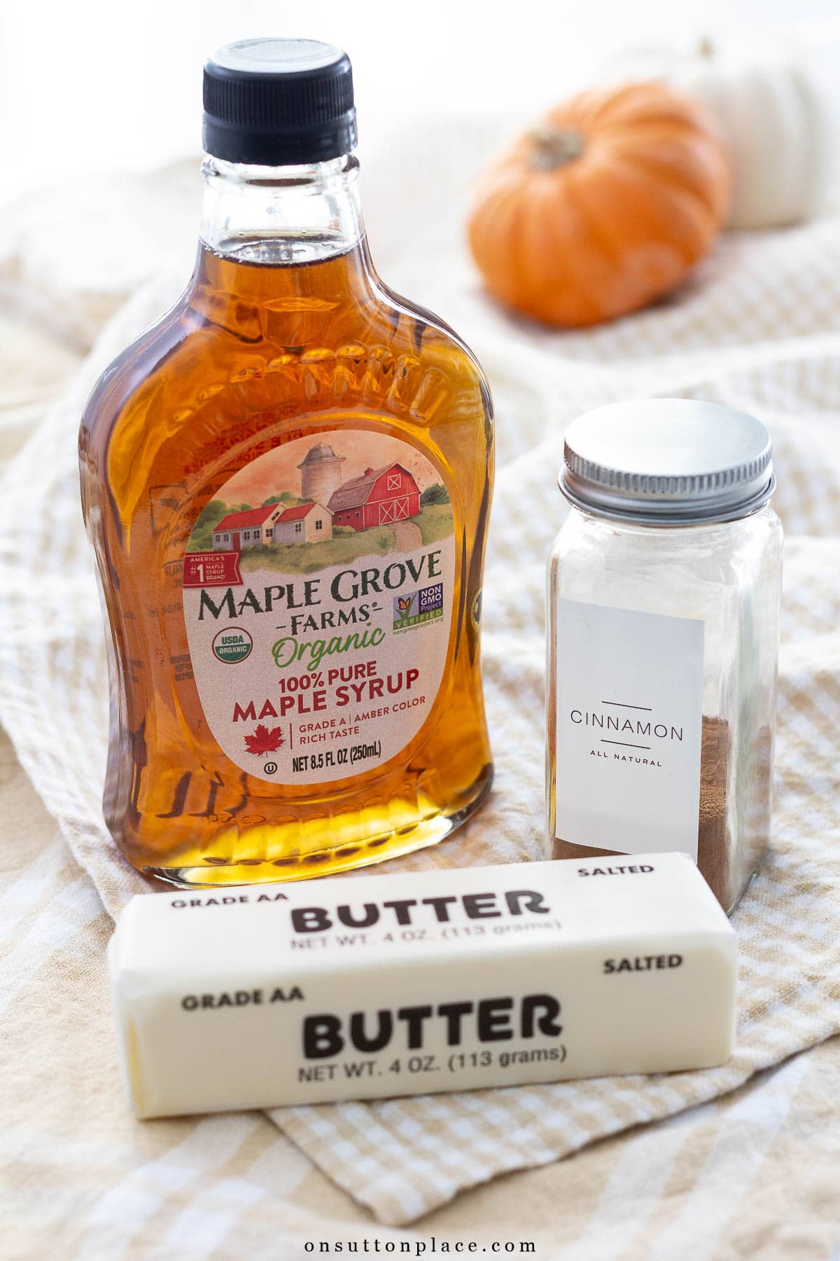 maple cinnamon flavored butter recipe ingredients